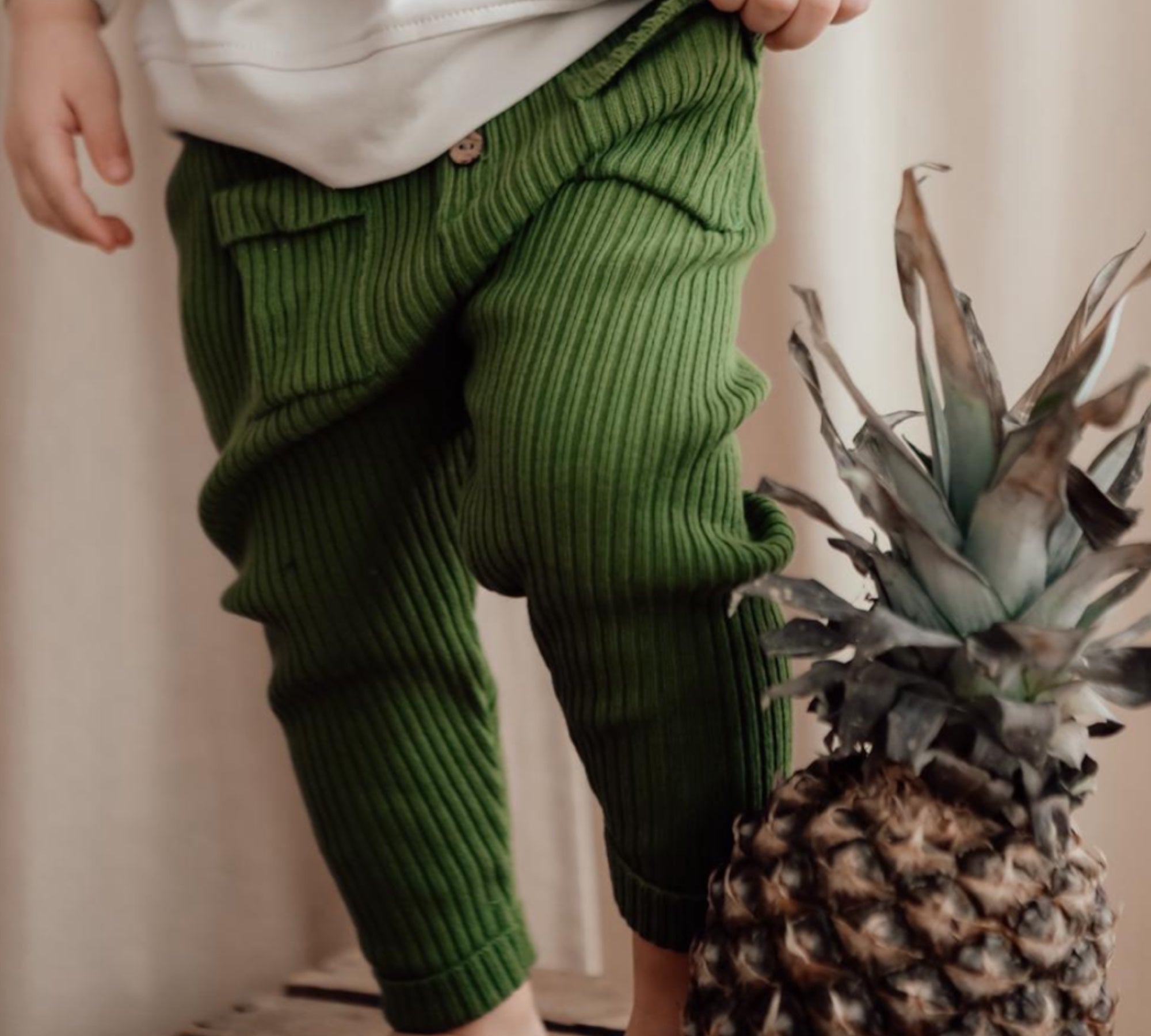Buttery Soft Knit Pants Green